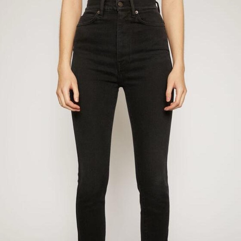 ACNE studios 1994 High Rise Black Skinny Jeans 25 BNWT